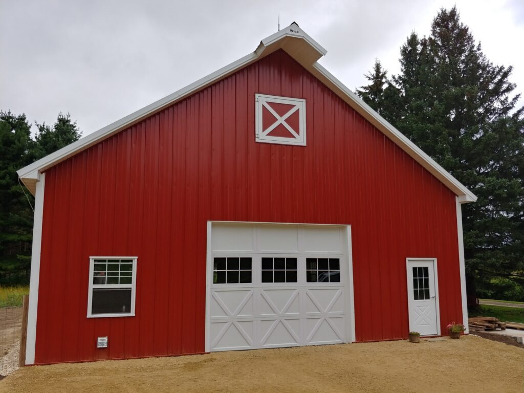 Garage barn door installation Chippewa County